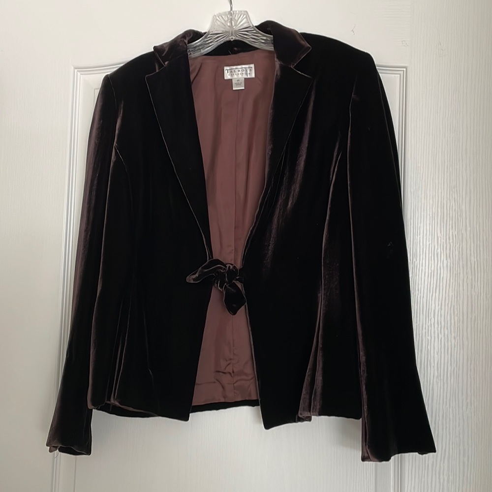 Talbots Collection velvet blazer